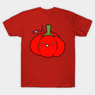 I love You - Red Bell Pepper T-Shirt